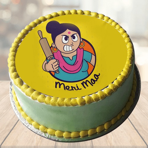 Meri Maa Butterscoth Photo Cake